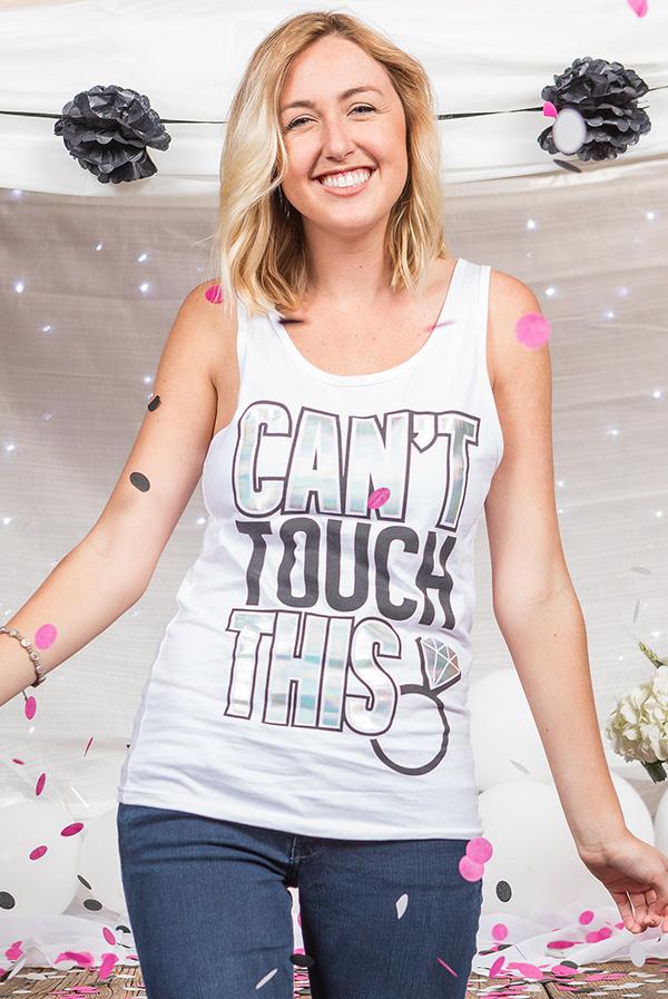 Bachelorette Party Shirts - MC Hammered | Can't Touch This